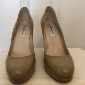 LK Bennett Sledge Heels Nude 39.5